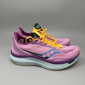 Saucony Endorphin Pro Shoes Womens Size 8.5 Pink Purple Running Sneakers S10598